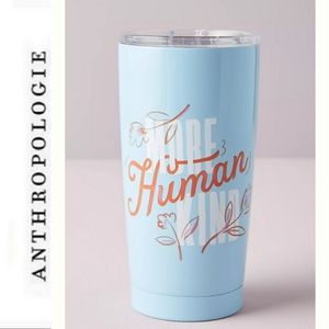 Anthropolgie 'More Kind Human' Insulated Travel Tumbler NIB